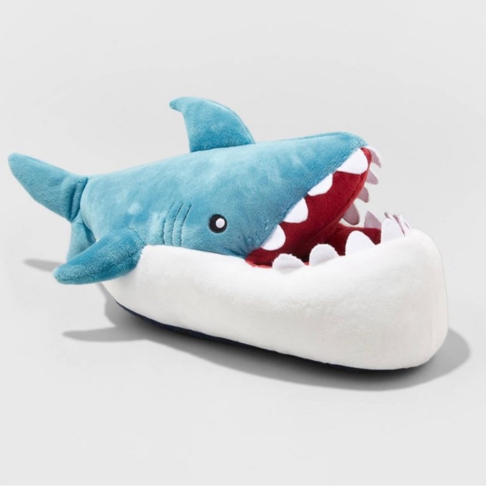 Knox Shark Slippers Size Small 13 - Picture 1 of 1